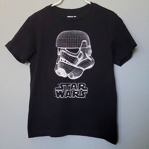 Star Wars storm trooper black tee 5/6